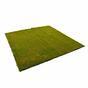 Alfombra de musgo artificial 100 x 100 cm - verde