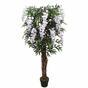 Árbol artificial Wisteria violeta 150 cm
