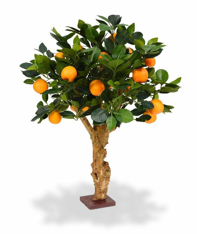 Bonsai artificial Limón naranja 65 cm