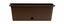 Caja CAMELIA marrón oscuro 50,8cm