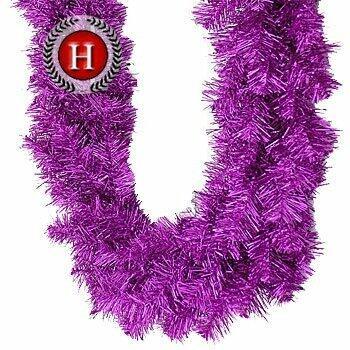 Guirnalda artificial Abeto rosa brillante 300 cm