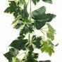 Guirnalda artificial Ivy blanco-verde 190 cm