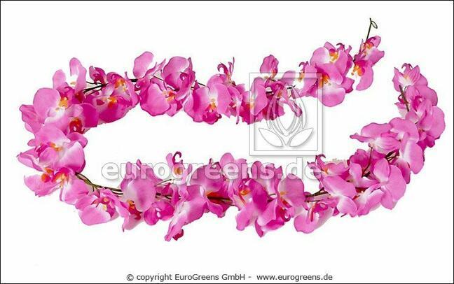 Guirnalda artificial Orquídea Rosa 200 cm