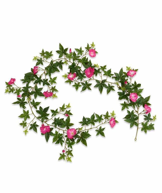 Guirnalda artificial Petunia rosa 180 cm