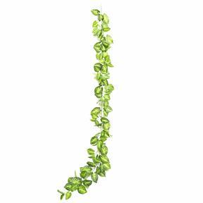 Guirnalda artificial Taro Araceae verde 190 cm