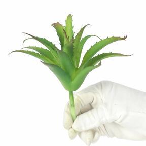 Suculenta artificial de loto verde 12 cm