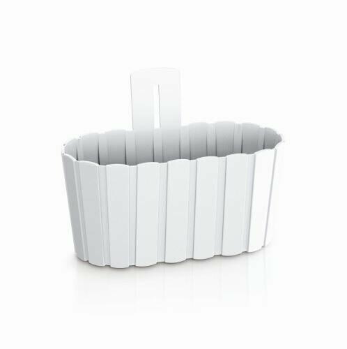 Maceta colgante BOARDEE WALL blanco 27,4cm
