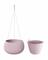 Maceta con inserto y acero. cable SPLOFY BOWL WS antracita 37cm
