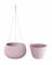 Maceta con inserto y acero. cable SPLOFY BOWL WS violeta claro 23,9 cm