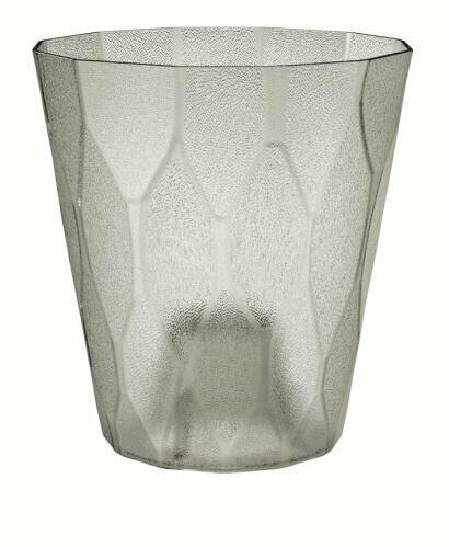 Maceta ROCKA P transparente gris hielo 17.0 cm
