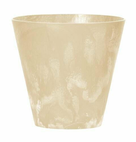 Maceta TUBUS BETON EFECTO arena 30cm