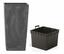Maceta URBI SQUARE EFFECT + inserto antracita 22 cm