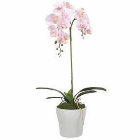Orquídea artificial rosa 53 cm