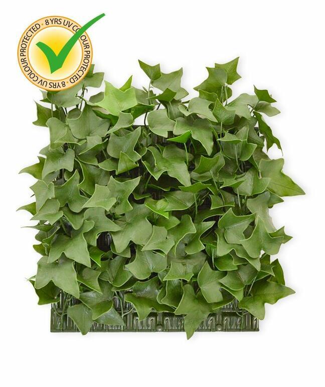 Panel de hojas artificiales Ivy - 25x25cm