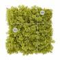 Panel de musgo verde artificial - 25x25 cm