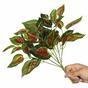 Planta artificial Albahaca roja 25 cm