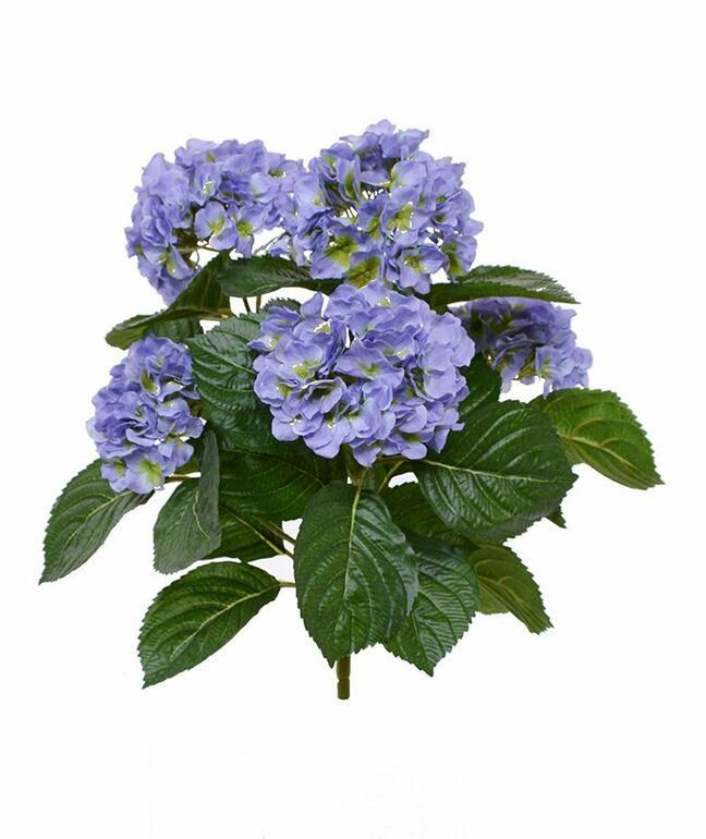 Planta artificial Hortensia azul 40 cm