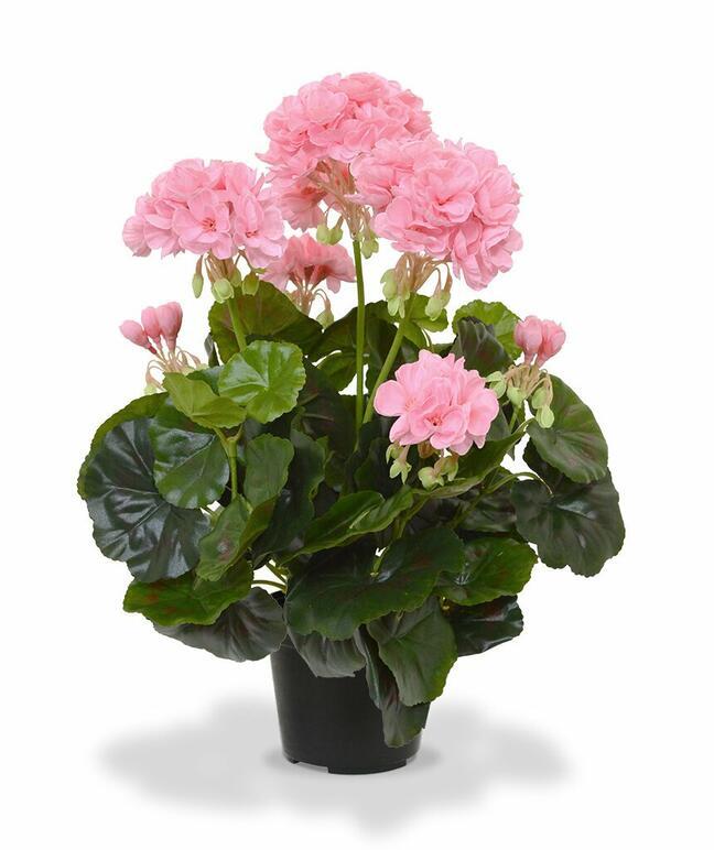 Planta artificial Pakost rosa 40 cm