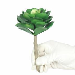 Planta artificial Echeveria verde 15,5 cm