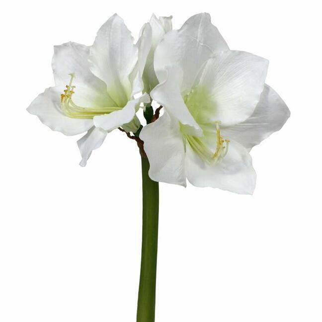 Rama artificial Amarilis blanca 55 cm