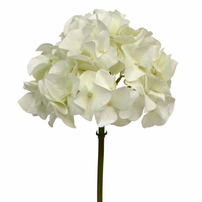 Rama artificial Hortensia blanca 50 cm
