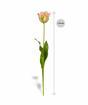 Rama artificial Tulipán verde-rosa 70 cm