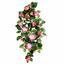 Zarcillo artificial Petunia rosa 80 cm